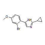 5-(2-Bromo-4-methoxyphenyl)-2-cyclopropyl-1H-imidazole