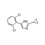 2-Cyclopropyl-5-(2,6-dichlorophenyl)-1H-imidazole