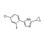 5-(4-Chloro-2-fluorophenyl)-2-cyclopropyl-1H-imidazole