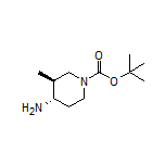 (3S,4S)-1-Boc-3-methylpiperidin-4-amine