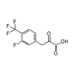 3-[3-Fluoro-4-(trifluoromethyl)phenyl]-2-oxopropanoic Acid