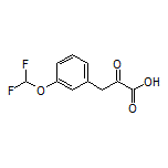 3-[3-(Difluoromethoxy)phenyl]-2-oxopropanoic Acid