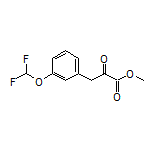 Methyl 3-[3-(Difluoromethoxy)phenyl]-2-oxopropanoate