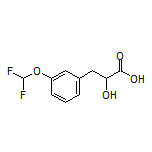 3-[3-(Difluoromethoxy)phenyl]-2-hydroxypropanoic Acid