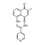 N’-[8-Hydroxy-3-methyl-4-oxonaphthalen-1(4H)-ylidene]isonicotinohydrazide