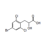 3-(4-Bromo-2,6-dichlorophenyl)-2-hydroxypropanoic Acid