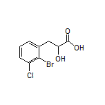 3-(2-Bromo-3-chlorophenyl)-2-hydroxypropanoic Acid