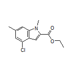 Ethyl 4-Chloro-1,6-dimethyl-1H-indole-2-carboxylate