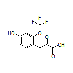 3-[4-Hydroxy-2-(trifluoromethoxy)phenyl]-2-oxopropanoic Acid