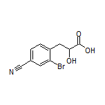 3-(2-Bromo-4-cyanophenyl)-2-hydroxypropanoic Acid