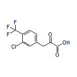 3-[3-Chloro-4-(trifluoromethyl)phenyl]-2-oxopropanoic Acid