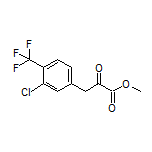 Methyl 3-[3-Chloro-4-(trifluoromethyl)phenyl]-2-oxopropanoate