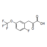 3-[2-Fluoro-5-(trifluoromethoxy)phenyl]-2-oxopropanoic Acid