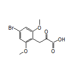 3-(4-Bromo-2,6-dimethoxyphenyl)-2-oxopropanoic Acid