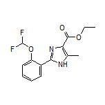 Ethyl 2-[2-(Difluoromethoxy)phenyl]-5-methyl-1H-imidazole-4-carboxylate