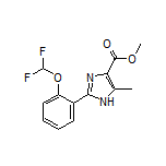 Methyl 2-[2-(Difluoromethoxy)phenyl]-5-methyl-1H-imidazole-4-carboxylate