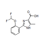 2-[2-(Difluoromethoxy)phenyl]-5-methyl-1H-imidazole-4-carboxylic Acid