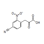 3-(4-Cyano-2-nitrophenyl)-2-oxopropanoic Acid