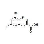 3-(3-Bromo-2,5-difluorophenyl)-2-oxopropanoic Acid