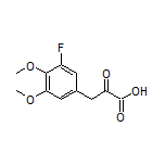 3-(3-Fluoro-4,5-dimethoxyphenyl)-2-oxopropanoic Acid