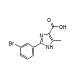 2-(3-Bromophenyl)-5-methyl-1H-imidazole-4-carboxylic Acid