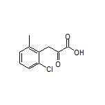 3-(2-Chloro-6-methylphenyl)-2-oxopropanoic Acid