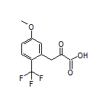 3-[5-Methoxy-2-(trifluoromethyl)phenyl]-2-oxopropanoic Acid