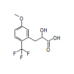 2-Hydroxy-3-[5-methoxy-2-(trifluoromethyl)phenyl]propanoic Acid