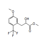 Methyl 2-Hydroxy-3-[5-methoxy-2-(trifluoromethyl)phenyl]propanoate