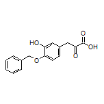 3-[4-(Benzyloxy)-3-hydroxyphenyl]-2-oxopropanoic Acid