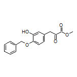 Methyl 3-[4-(Benzyloxy)-3-hydroxyphenyl]-2-oxopropanoate