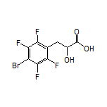 3-(4-Bromo-2,3,5,6-tetrafluorophenyl)-2-hydroxypropanoic Acid