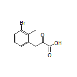 3-(3-Bromo-2-methylphenyl)-2-oxopropanoic Acid