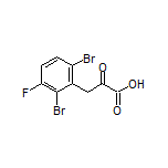 3-(2,6-Dibromo-3-fluorophenyl)-2-oxopropanoic Acid