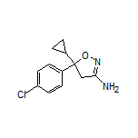 5-(4-Chlorophenyl)-5-cyclopropyl-4,5-dihydroisoxazol-3-amine