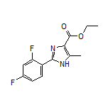 Ethyl 2-(2,4-Difluorophenyl)-5-methyl-1H-imidazole-4-carboxylate