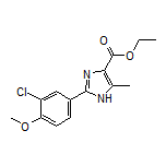 Ethyl 2-(3-Chloro-4-methoxyphenyl)-5-methyl-1H-imidazole-4-carboxylate