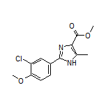 Methyl 2-(3-Chloro-4-methoxyphenyl)-5-methyl-1H-imidazole-4-carboxylate