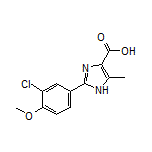 2-(3-Chloro-4-methoxyphenyl)-5-methyl-1H-imidazole-4-carboxylic Acid