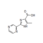 5-Methyl-2-(2-pyrazinyl)-1H-imidazole-4-carboxylic Acid