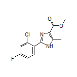 Methyl 2-(2-Chloro-4-fluorophenyl)-5-methyl-1H-imidazole-4-carboxylate