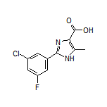 2-(3-Chloro-5-fluorophenyl)-5-methyl-1H-imidazole-4-carboxylic Acid