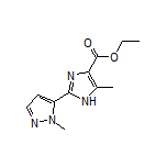 Ethyl 5-Methyl-2-(1-methyl-5-pyrazolyl)-1H-imidazole-4-carboxylate