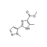 Methyl 5-Methyl-2-(1-methyl-5-pyrazolyl)-1H-imidazole-4-carboxylate