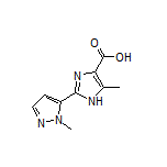 5-Methyl-2-(1-methyl-5-pyrazolyl)-1H-imidazole-4-carboxylic Acid