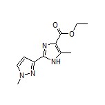 Ethyl 5-Methyl-2-(1-methyl-3-pyrazolyl)-1H-imidazole-4-carboxylate