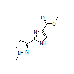 Methyl 5-Methyl-2-(1-methyl-3-pyrazolyl)-1H-imidazole-4-carboxylate