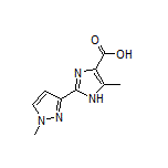 5-Methyl-2-(1-methyl-3-pyrazolyl)-1H-imidazole-4-carboxylic Acid