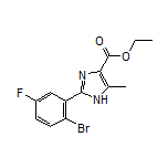 Ethyl 2-(2-Bromo-5-fluorophenyl)-5-methyl-1H-imidazole-4-carboxylate