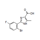 2-(2-Bromo-5-fluorophenyl)-5-methyl-1H-imidazole-4-carboxylic Acid